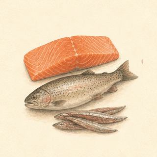 Illustration de saumon